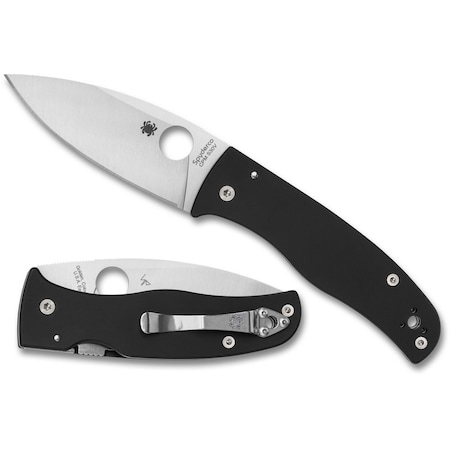 Spyderco 2024 Spyderco Reveal 14, Bodacious Black G-10, Plain Edge SPY-C263GP